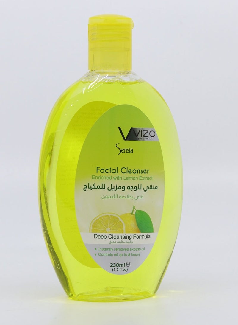 منظف وجه فيزو معزز بمستخلص الليمون 230 مل